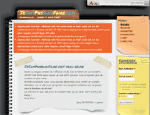 Tablet Screenshot of jesaispasquoifaire.com